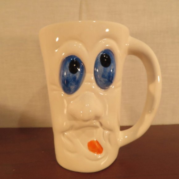 GHOST Mug Halloween Decorative Ceramic 5" (125A) - Picture 1 of 6